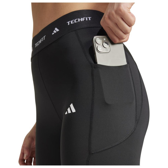 Adidas Γυναικείο κολάν Techfit Stash Pocket Full-Length Leggings